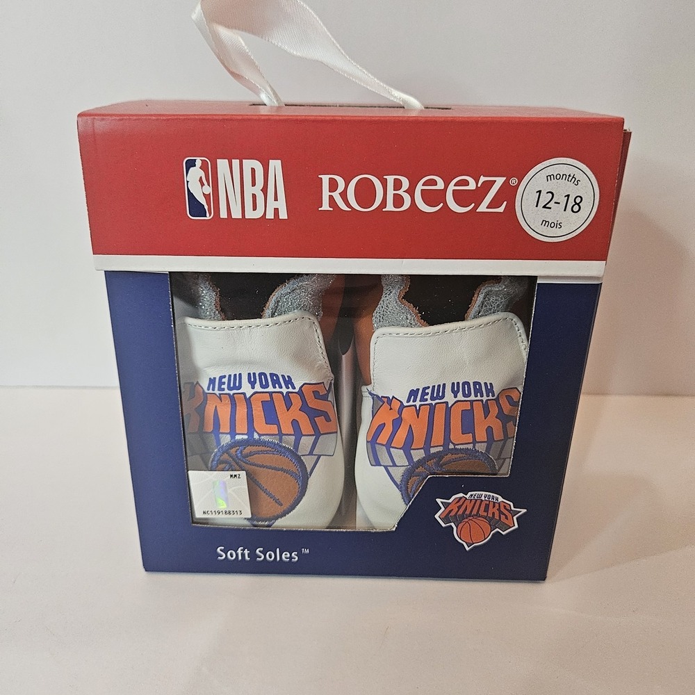ROBEEZ SOFTSOLE NBA NewYork Knicks BABY SLIPON SHOES 12-18mo NWB Mini Streetwear